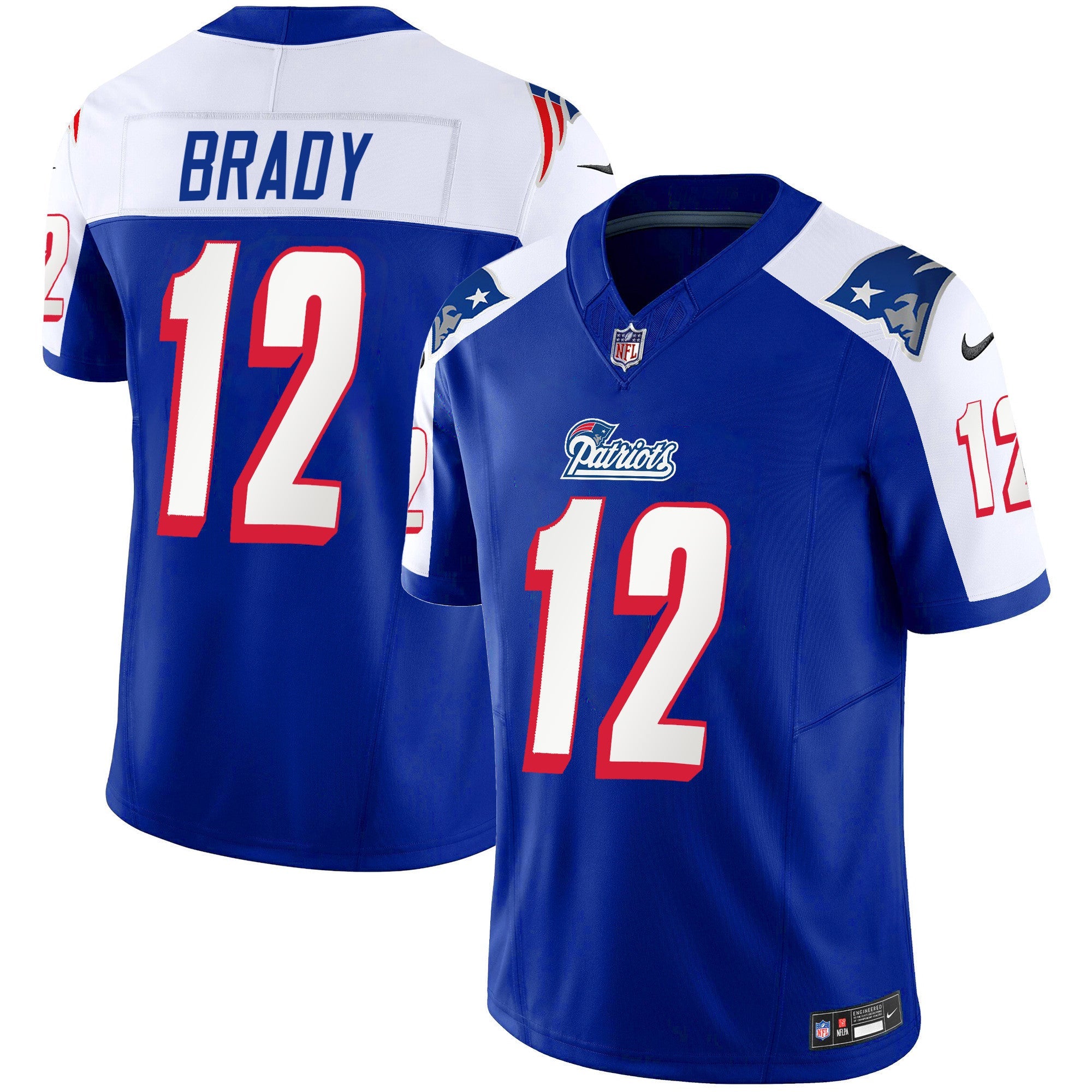 Patriots 1996 Throwback Limited Vapor Jersey – All Stitched – Alternate – Tom Brady Jersey