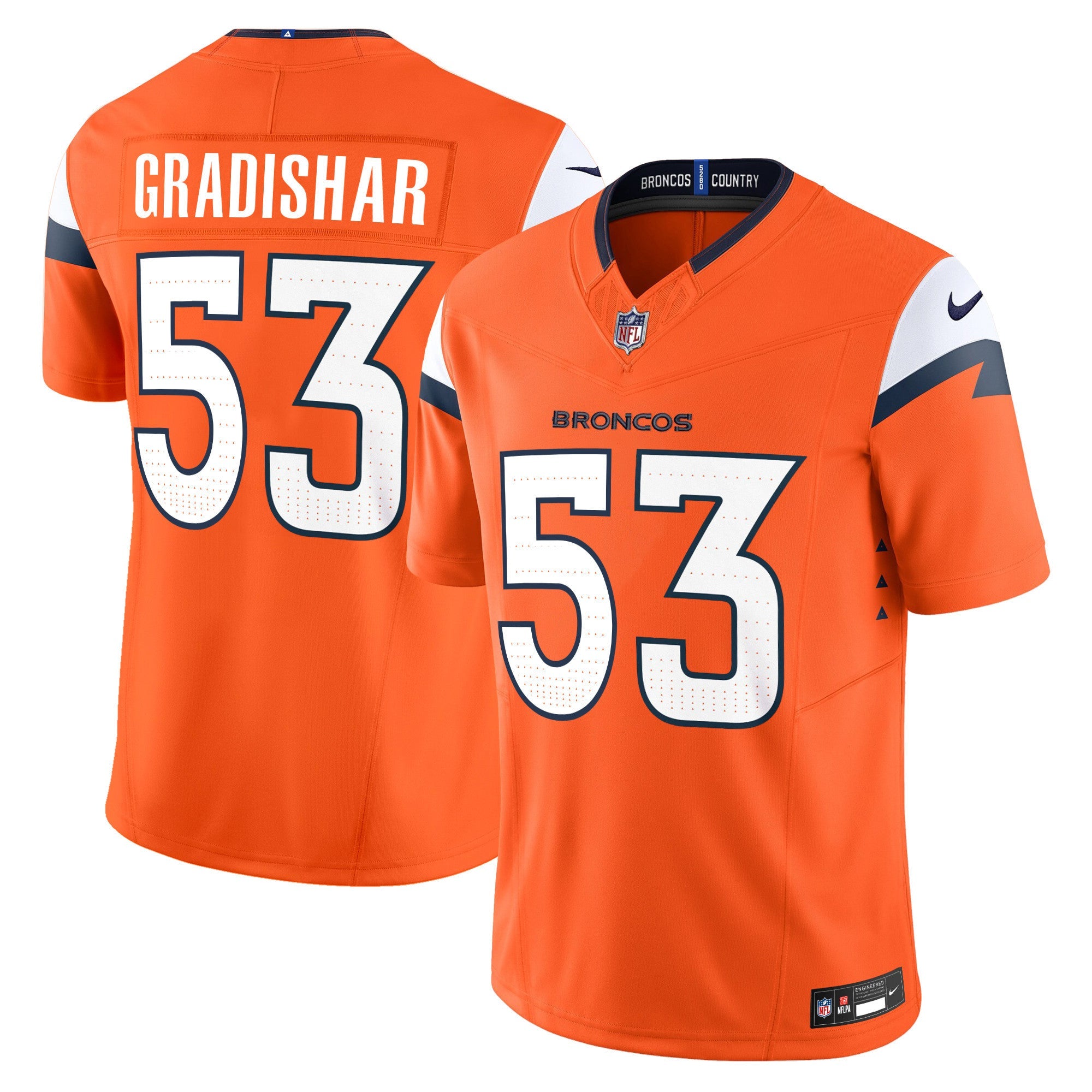 Denver Broncos 2024 Vapor Limited Jersey – All Stitched – Orange – Randy Gradishar Jersey