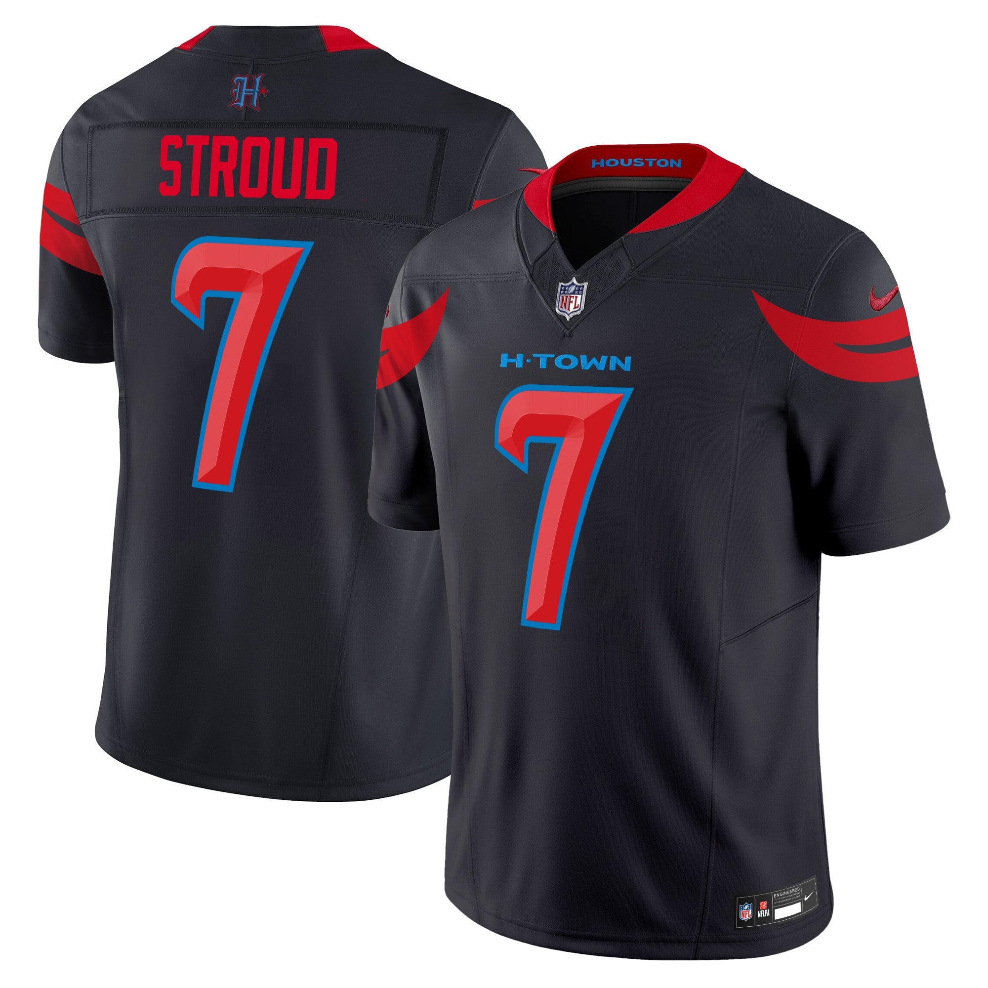 Houston Texans 2024 Vapor Limited Jersey V3 – All Stitched – Navy Limited – C.J. Stroud Jersey