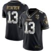 Raiders Inaugural Season Patch Gold & Split – All Stitched – Black Limited – Hunter Renfrow Jersey