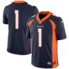 Denver Broncos Vapor Jersey – All Stitched – Navy – #1 Team Jersey