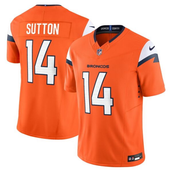 Denver Broncos 2024 Vapor Limited Jersey – All Stitched – Orange – Courtland Sutton Jersey