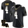 Saints 1987 Legacy Gold Vapor Jersey – All Stitched – Black Limited – Derek Carr Jersey