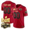 Chiefs Super Bowl LVIII & Back 2 Back Gold Patch Vapor Custom Jersey – All Stitched – Red Special Jersey