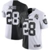 Raiders Inaugural Season Patch Gold & Split – All Stitched – Split – Josh Jacobs Jersey