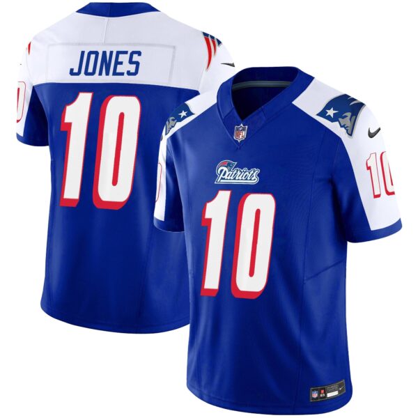 Patriots 1996 Throwback Limited Vapor Jersey – All Stitched – Alternate – Mac Jones Jersey
