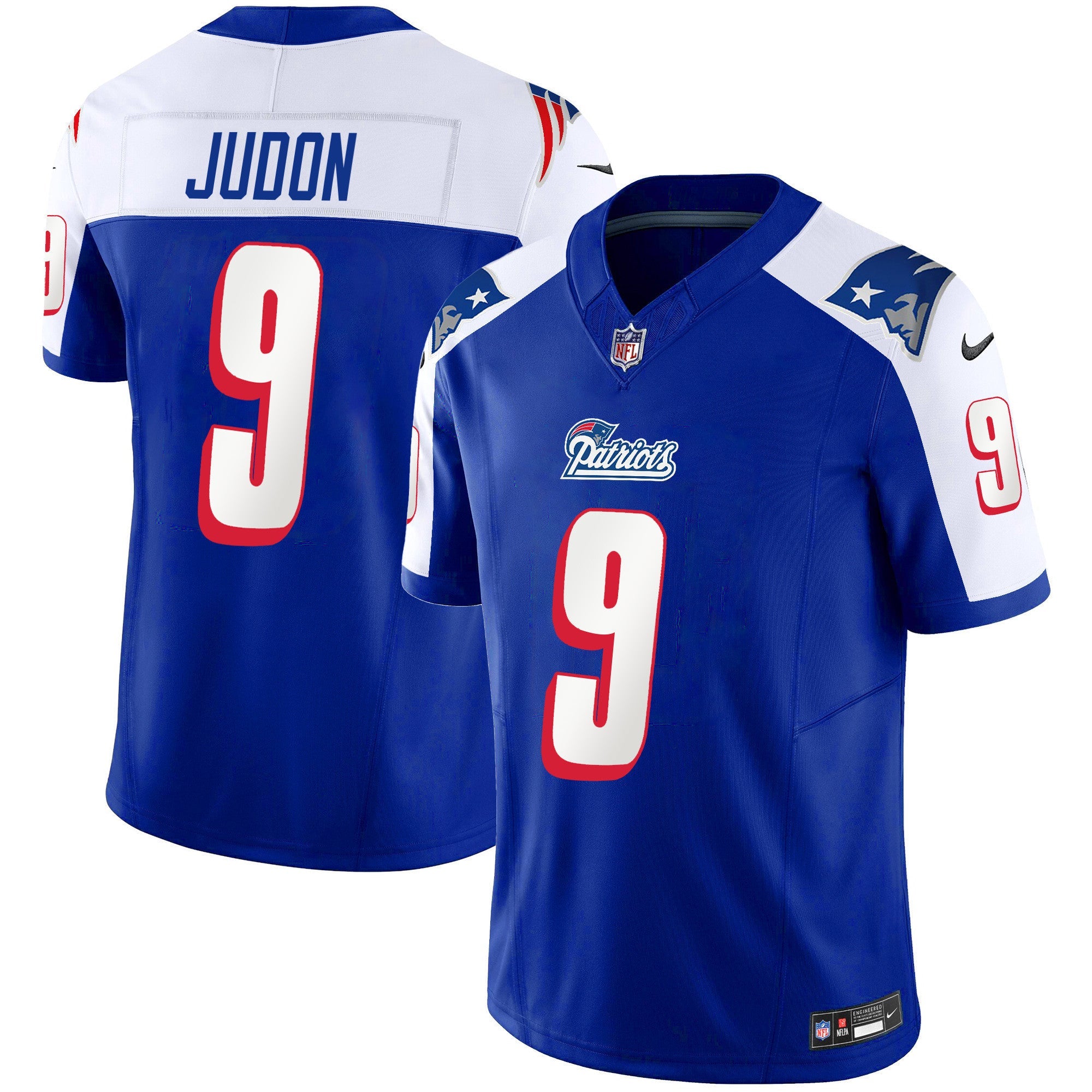 Patriots 1996 Throwback Limited Vapor Jersey – All Stitched – Alternate – Matthew Judon Jersey