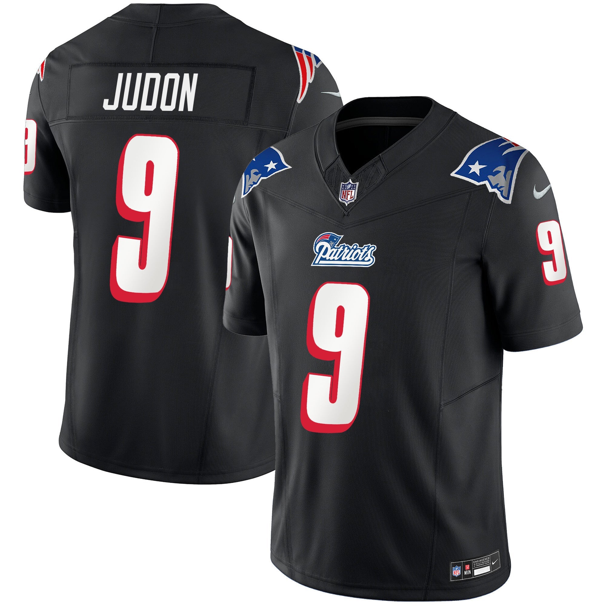 Patriots 1996 Throwback Limited Vapor Jersey – All Stitched – Black – Matthew Judon Jersey