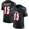 Patriots 1996 Throwback Limited Vapor Jersey – All Stitched – Black – Ezekiel Elliott Jersey