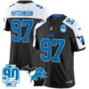 Detroit Lions 2024 Michigan & 90th Year Patch Vapor Jersey – All Stitched – Alternate – Hutchinson Jersey