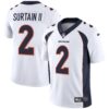 Denver Broncos Vapor Jersey – All Stitched – White – Patrick Surtain II Jersey