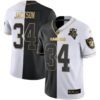 Raiders Inaugural Season Patch Gold & Split – All Stitched – Split Gold – Bo Jackson Jersey