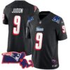 Patriots 1996 Throwback State Patch Vapor Jersey – All Stitched – Black – Matthew Judon Jersey