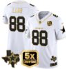 Cowboys 5x Super Bowl Champions Vapor Limited Jersey – All Stitched – White Gold – CeeDee Lamb Jersey