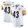 Steelers Vapor Limited Jersey – All Stitched – White – Troy Polamalu Jersey
