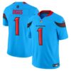 Houston Texans 2024 Vapor Limited Jersey V3 – All Stitched – Blue – Stefon Diggs Jersey