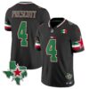 Cowboys 2024 Mexico Vapor Limited Jersey – All Stitched – Black – Dak Prescott Jersey