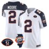 Bears Throwback Illinois Patch Vapor Jersey – All Stitched – Inverted – D.J. Moore Jersey
