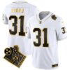 Titans 1997 Throwback Gold Vapor Jersey – All Stitched – White Gold – Kevin Byard Jersey