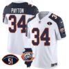Bears Throwback Illinois Patch Vapor Jersey – All Stitched – Inverted – Walter Payton Jersey