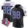 Titans 1997 Throwback Limited Vapor Jersey V2 – All Stitched – Black Alternate – Jeffery Simmons Jersey