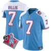 Titans 1997 Throwback Limited Vapor Jersey V2 – All Stitched – Alternate – Malik Willis Jersey