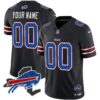 Bills New York Patch Vapor Limited Custom Jersey – All Stitched – Black Jersey