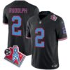 Titans 1997 Throwback Limited Vapor Jersey V2 – All Stitched – Black – Mason Rudolph Jersey