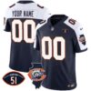 Bears Throwback Illinois Patch Vapor Custom Jersey – All Stitched – Alternate Jersey