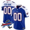 Bills New York Patch Vapor Limited Custom Jersey – All Stitched – Royal Alternate Jersey