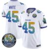 Buccaneers Tampa City Super Bowl LIV Patch Vapor Limited Jersey – All Stitched – White – Devin White Jersey