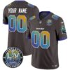 Buccaneers Tampa City Super Bowl LIV Patch Vapor Limited Custom Jersey – All Stitched – Pewter Jersey
