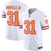 Buccaneers Throwback & Gold Limited Jersey – All Stitched – White – Antoine Winfield Jr. Jersey