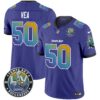 Buccaneers Tampa City Super Bowl LIV Patch Vapor Limited Jersey – All Stitched – Purple – Vita Vea Jersey