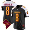 Washington Commanders Washington DC Map Patch Jersey – All Stitched – Black Alternate – Robinson Jr. Jersey