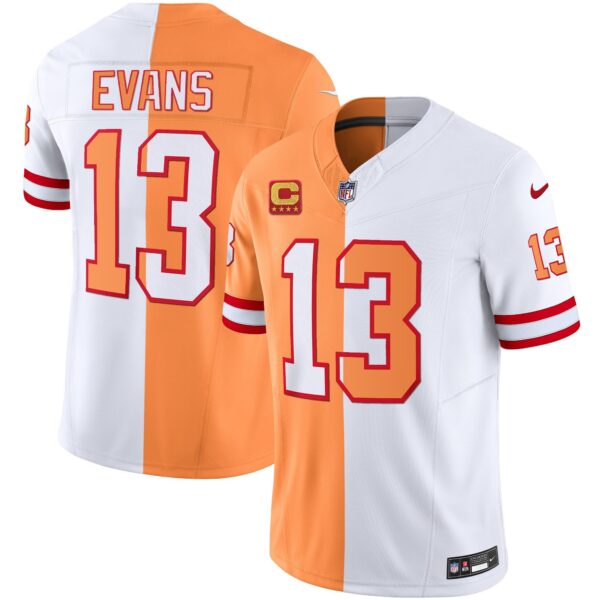 Buccaneers Throwback & Gold Limited Jersey – All Stitched – Split – Mike Evans Jersey
