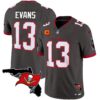 Buccaneers Florida Patch Vapor Limited Jersey – All Stitched – Pewter – Mike Evans Jersey