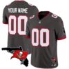 Buccaneers Florida Patch Vapor Limited Custom Jersey – All Stitched – Pewter Jersey