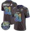 Buccaneers Tampa City Super Bowl LIV Patch Vapor Limited Jersey – All Stitched – Pewter – Antoine Winfield Jr. Jersey