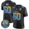 Buccaneers Tampa City Super Bowl LIV Patch Vapor Limited Jersey – All Stitched – Black – Vita Vea Jersey