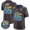Buccaneers Tampa City Super Bowl LIV Patch Vapor Limited Jersey – All Stitched – Pewter – Devin White Jersey