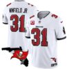 Buccaneers Florida Patch Vapor Limited Jersey – All Stitched – White – Antoine Winfield Jr. Jersey