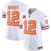 Buccaneers Throwback & Gold Limited Jersey – All Stitched – White – Tom Brady Jersey
