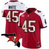 Buccaneers Florida Patch Vapor Limited Jersey – All Stitched – Red Alternate – Devin White Jersey