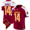 Washington Commanders Washington DC Map Patch Jersey – All Stitched – Burgundy Alternate – Sam Howell Jersey