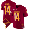 Washington Commanders Washington DC Map Patch Jersey – All Stitched – Burgundy – Sam Howell Jersey