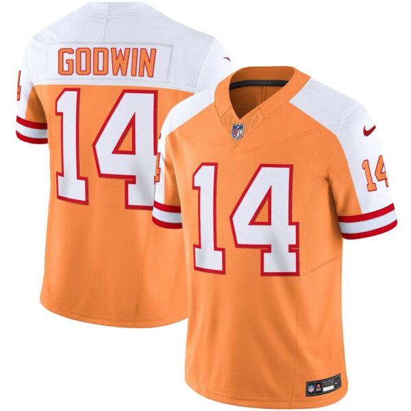 Buccaneers Throwback & Gold Limited Jersey – All Stitched – Alternate – Chris Godwin Jersey