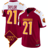 Washington Commanders Washington DC Map Patch Jersey – All Stitched – Burgundy Alternate – Sean Taylor Jersey