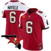 Buccaneers Florida Patch Vapor Limited Jersey – All Stitched – Red Alternate – Baker Mayfield Jersey