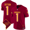 Washington Commanders Washington DC Map Patch Jersey – All Stitched – Burgundy – Jahan Dotson Jersey